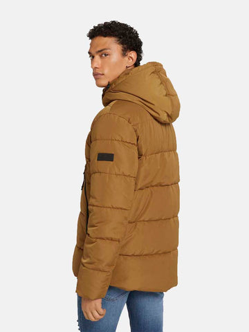 Tom Tailor Denim muška smeđa jakna s kapuljačom