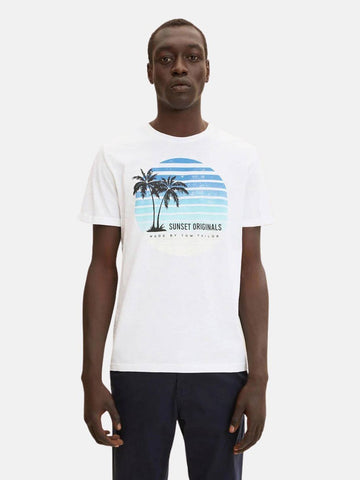 Majica s printom ljetne palme