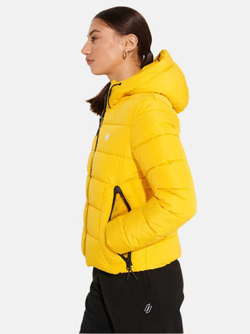 Superdry ženska žuta jakna s kapuljačom