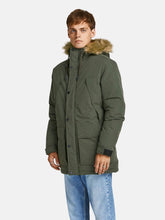 Jack & Jones muška zelena jakna s kapuljačom