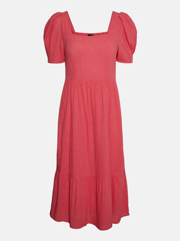Vero Moda ženska ružičasta haljina
