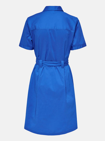 Jacqueline De Yong ženska plava haljina s remenom