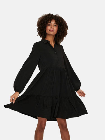 Vero Moda ženska crna haljina
