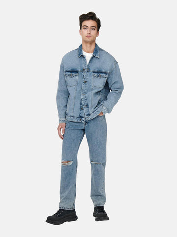 Only & Sones muška plava traper jakna