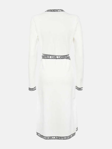 Karl Lagerfeld ženska bijela haljina s mašnom